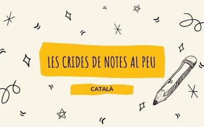 Com es posen les crides de notes al peu en català?