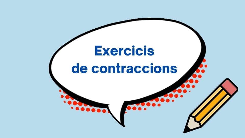 Exercicis de contraccions en català | Amb solucions