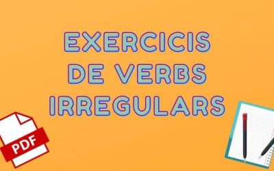 Exercicis de verbs irregulars en català