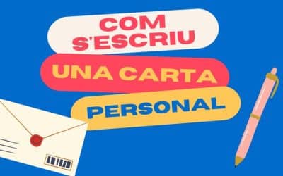 Com s’escriu una carta personal en català