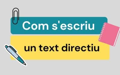 Com es redacta un text directiu: què és, estructura i exemples