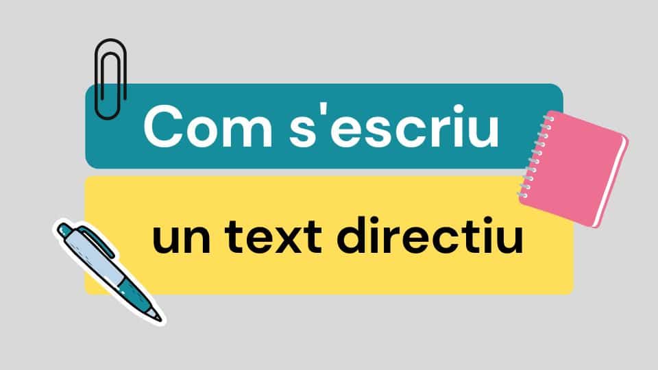 Com es redacta un text directiu: què és, estructura i exemples