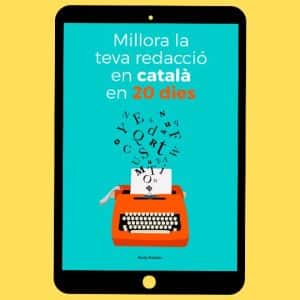 Millora la redacció en català