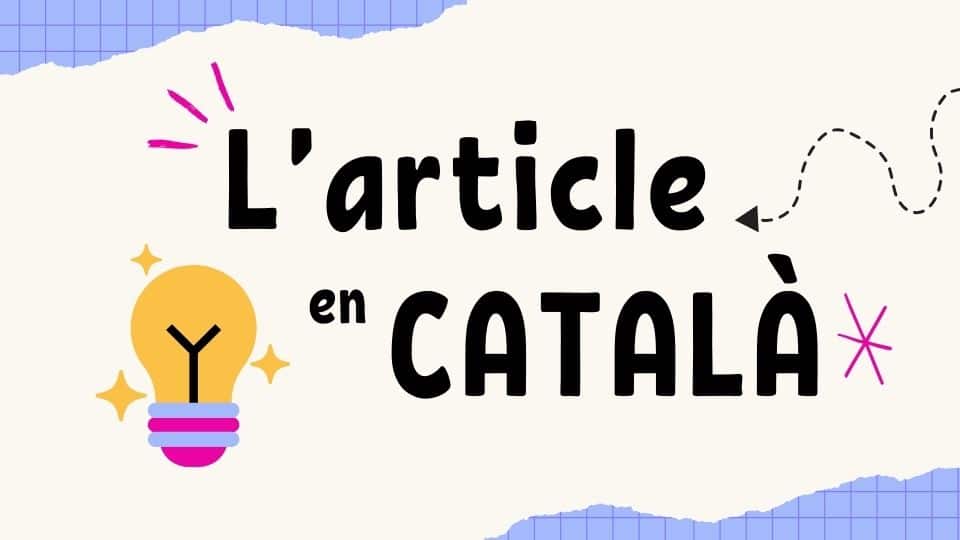 Els articles en català