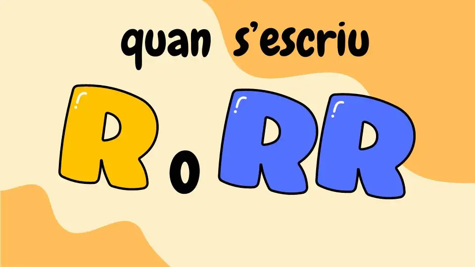Ús de la r i la rr en català