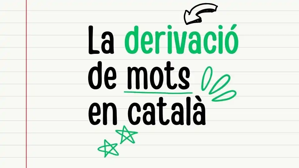 La derivació de mots en català