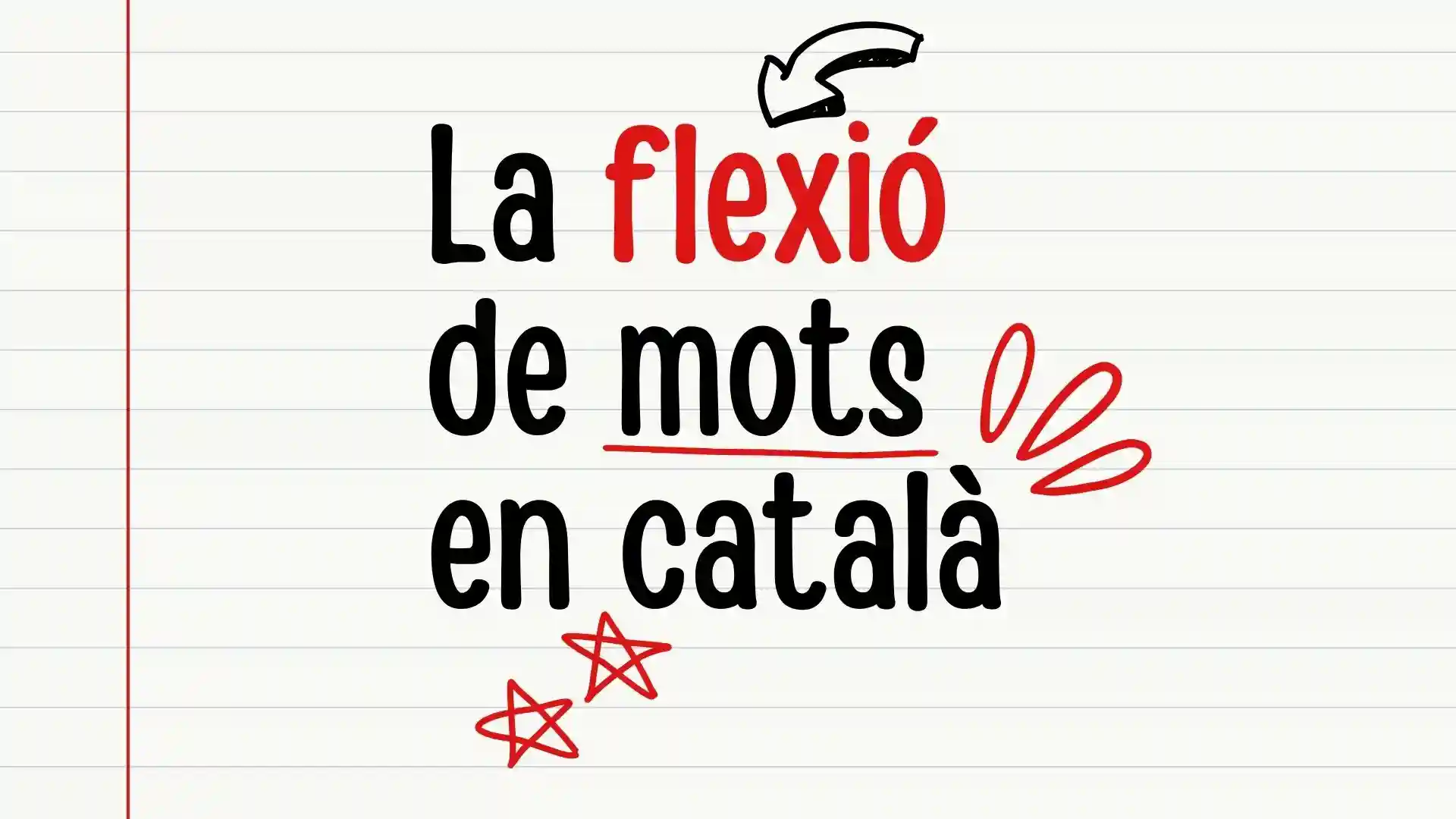 La flexió de mots en català